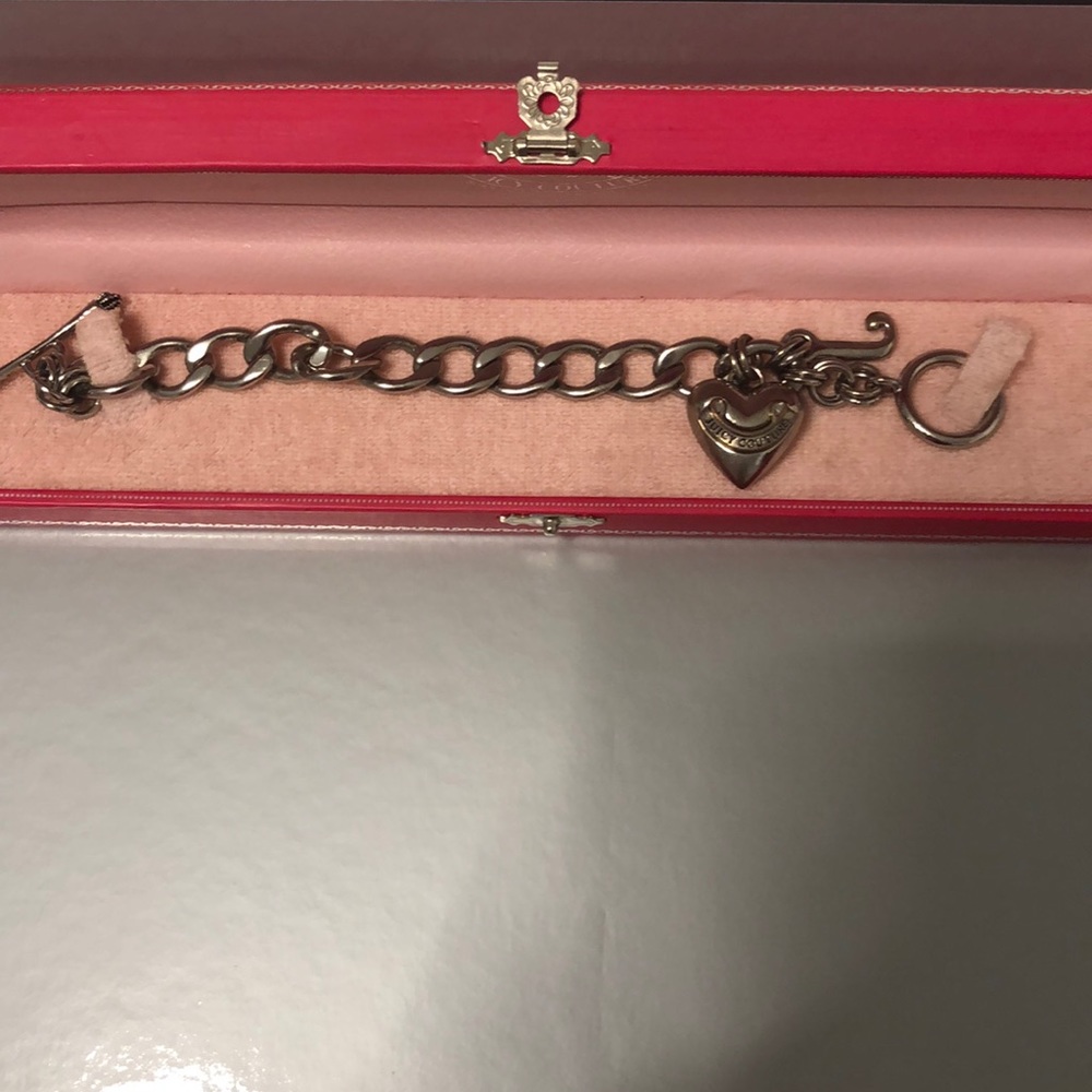Silver Juicy Couture charm bracelet